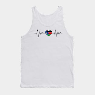 heart beating sudan Tank Top